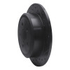 R1 07-12 Dodge Nitro Rear Right Drilled & Slotted Black Brake Rotor