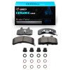 R1 88-91 Chevrolet K1500 Front Ceramic Brake Pads & Hardware Kit