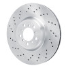 R1 2015-2020 BMW M3 Left Front Brake Rotor - Drilled
