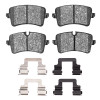 R1 2011-2023 Audi A6 (USA/Canada) Rear R1 Euro Ceramic Pads & Hardware Kit
