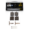 R1 1996-2011 Mercedes-Benz C230 Rear R1 Euro Ceramic Pads & Hardware Kit