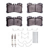 R1 2007-2025 Lexus LS500 Front R1 Semi Met Pads & Hardware Kit