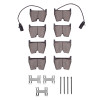R1 2003-2016 Audi RS4 Front R1 Semi Met Pads & Hardware Kit