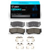 R1 2007-2009 Hyundai Santa Fe Rear R1 Ceramic Pads & Hardware Kit