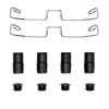 R1 2001-2005 Audi A6 Quattro Front Disc Brake Hardware Kit
