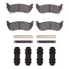 R1 2006-2010 Ford Explorer Rear R1 Ceramic Pads & Hardware Kit
