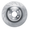 R1 2015-2019 BMW X6 Right Rear Brake Rotor - Drilled