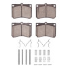 R1 1990-2003 Ford Escort Front R1 Ceramic Pads & Hardware Kit