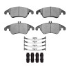R1 08-20 Mercedes-Benz C300 Sedan Front Euro Ceramic Brake Pads & Hardware Kit