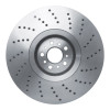 R1 2020-2025 BMW X5 Left Front Brake Rotor - Drilled
