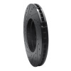 R1 2008-2014 Cadillac CTS Front Right Drilled & Slotted Black Brake Rotor