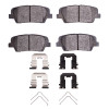 R1 2010-2019 Hyundai Santa Fe XL Rear R1 Ceramic Pads & Hardware Kit