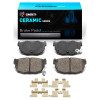 R1 81-98 Nissan 280ZX Rear Ceramic Brake Pads & Hardware Kit