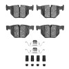 R1 2007-2019 BMW X6 Rear R1 Euro Ceramic Pads & Hardware Kit