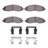 R1 2003-2004 Dodge Dakota 4WD Front R1 Semi Met Pads & Hardware Kit