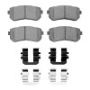 R1 06-19 Dodge Attitude (Mexico) Rear Ceramic Brake Pads & Hardware Kit