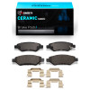 R1 08-16 Cadillac SRX Rear Ceramic Brake Pads & Hardware Kit