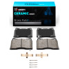 R1 04-08 Acura TL Front Ceramic Brake Pads & Hardware Kit