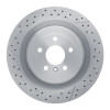 R1 2012-2019 Mercedes-Benz ML63 AMG Rear Brake Rotor - Drilled and Slotted