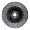 R1 1988-1994 Chevrolet C1500 Front Left Drilled & Slotted Silver Brake Rotor