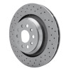 R1 2014-2022 Maserati Ghibli Rear Brake Rotor - Drilled