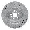 R1 2014-2022 Maserati Ghibli Rear Brake Rotor - Drilled