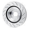 R1 2015-2019 BMW X6 Left Rear Brake Rotor - Drilled