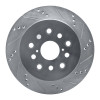 R1 2001-2006 Lexus LS430 Rear Right Drilled & Slotted Silver Brake Rotor