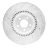R1 2012-2018 Audi A6 (USA/Canada) Front Right Drilled & Slotted Silver Brake Rotor