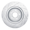 R1 2020-2025 Mercedes-Benz CLA250 Rear Right Drilled & Slotted Silver Brake Rotor