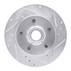 R1 1982-1995 Buick Regal Front Right Drilled & Slotted Silver Brake Rotor