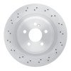 R1 2003-2011 Mercedes-Benz E63 AMG Rear Brake Rotor - Drilled