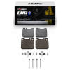 R1 73-79 Mercedes-Benz 280CE Front Euro Ceramic Pads & Hardware Kit