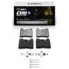 R1 69-76 BMW BAVARIA Front Euro Ceramic Pads & Hardware Kit