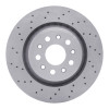 R1 2017-2024 Maserati LeVante Rear Brake Rotor - Drilled