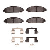 R1 15-23 Ford Mustang (w/o Performance Package) Front Ceramic Brake Pads & Hardware Kit