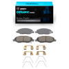 R1 07-17 Nissan Tiida (Mexico) Front Ceramic Brake Pads & Hardware Kit