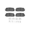 R1 17-17 Audi Q7 Front Euro Ceramic Pads & Hardware Kit
