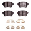 R1 14-19 Fiat 500L Rear Euro Ceramic Pads & Hardware Kit