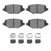 R1 09-14 Dodge Journey Rear Euro Ceramic Pads & Hardware Kit