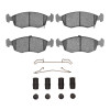 R1 12-19 Fiat 500E Front Euro Ceramic Pads & Hardware Kit