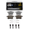 R1 10-19 Jaguar XKR-S Rear Euro Ceramic Pads & Hardware Kit
