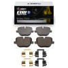 R1 10-13 Land Rover Range Rover Sport Rear Euro Ceramic Pads & Hardware Kit