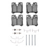R1 07-25 Lexus LS500 Rear Euro Ceramic Pads & Hardware Kit