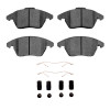 R1 05-19 Volkswagen Jetta Sedan Front Euro Ceramic Pads & Hardware Kit