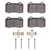 R1 04-07 Volvo V70 Rear Euro Ceramic Pads & Hardware Kit