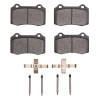 R1 03-05 Jaguar S-Type Rear Euro Ceramic Pads & Hardware Kit