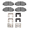 R1 91-05 Acura Legend Front Euro Ceramic Pads & Hardware Kit