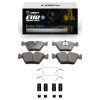 R1 89-91 Audi 100 Front Euro Ceramic Pads & Hardware Kit