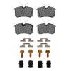 R1 99-08 Audi A4 Quattro Rear Euro Ceramic Pads & Hardware Kit